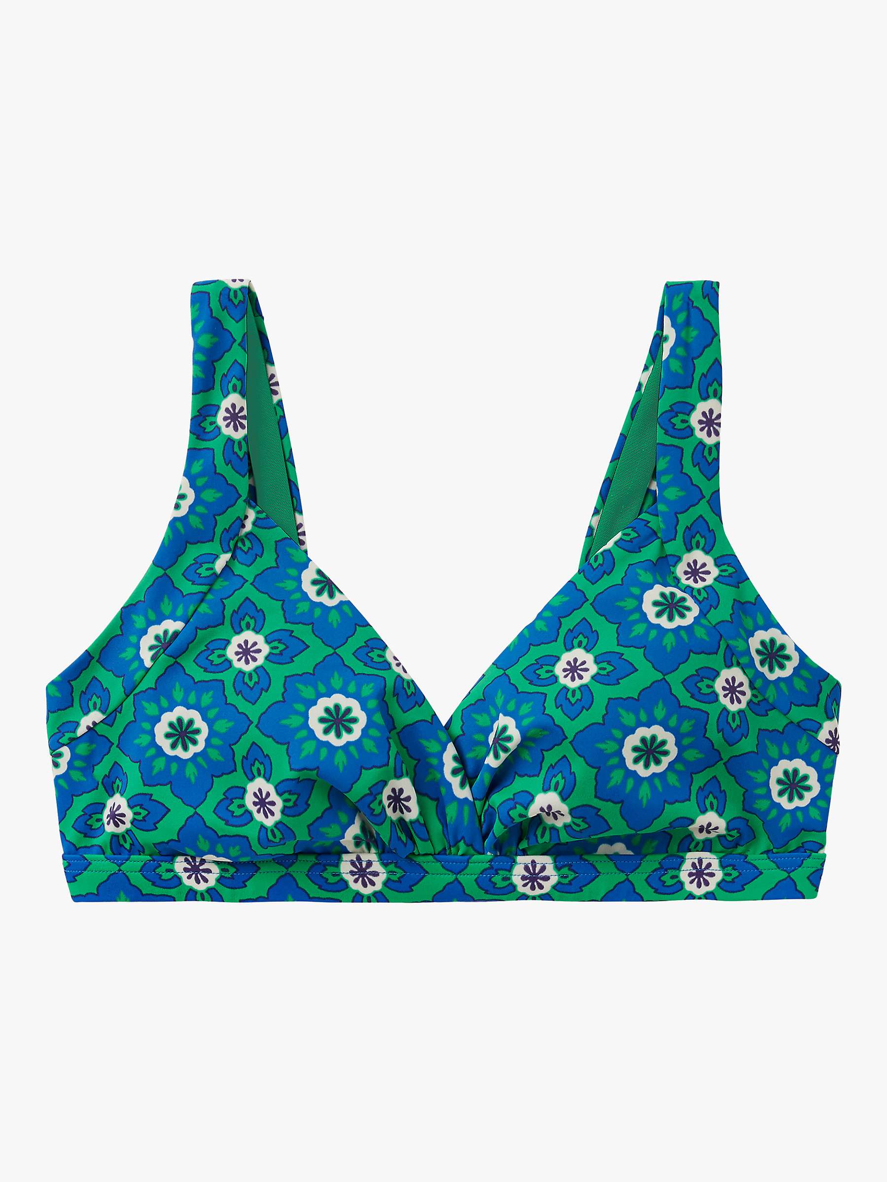 Buy Boden Talamanca Mosaic Print Bikini Top, Sapling Online at johnlewis.com