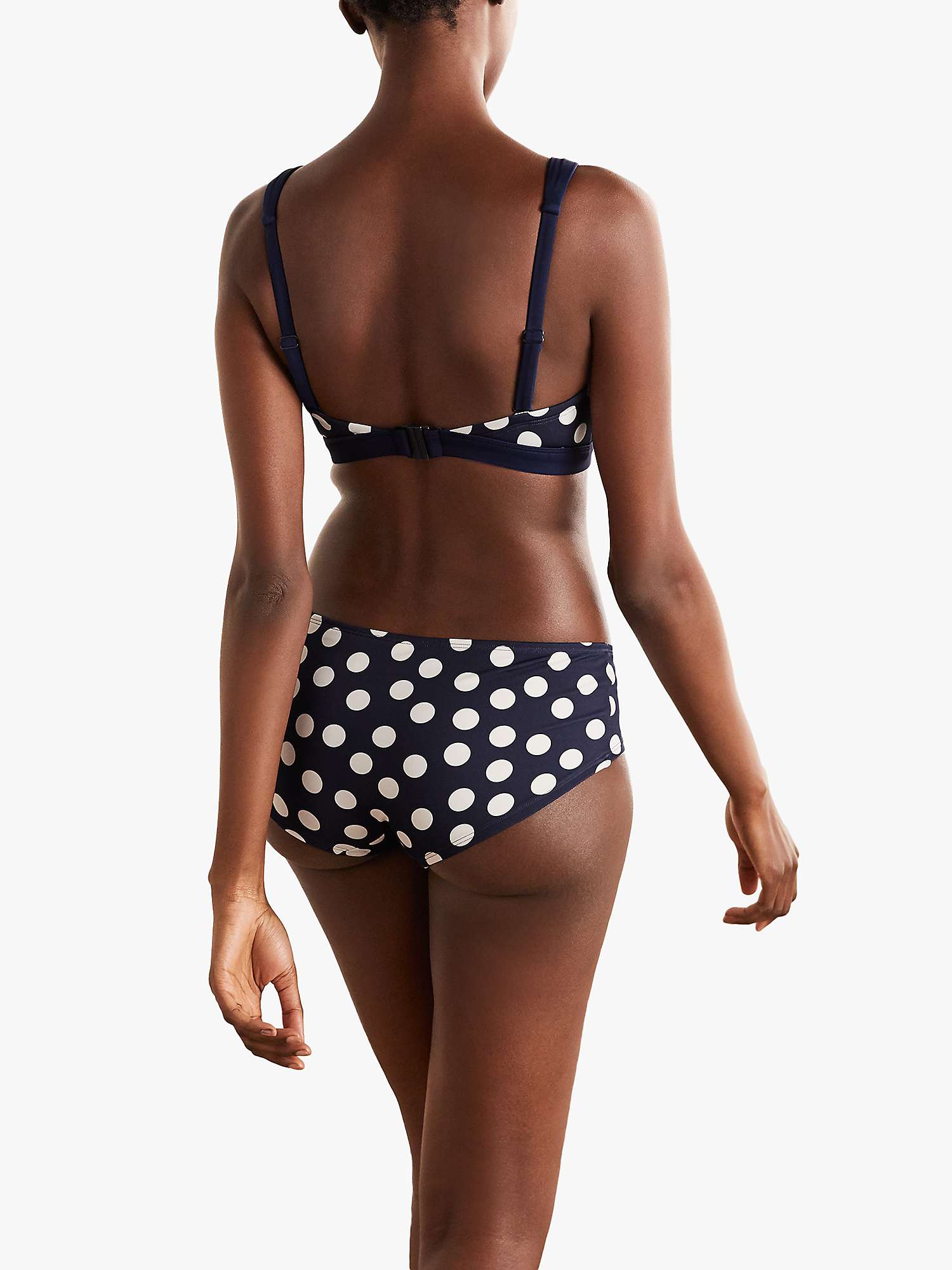 Buy Boden Amalfi Spot Bikini Bottoms, French Navy Online at johnlewis.com