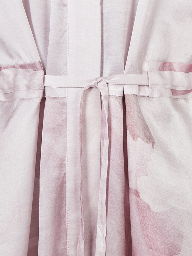 AllSaints Tate Nubila Abstract Print Dress, Border Pink, 8