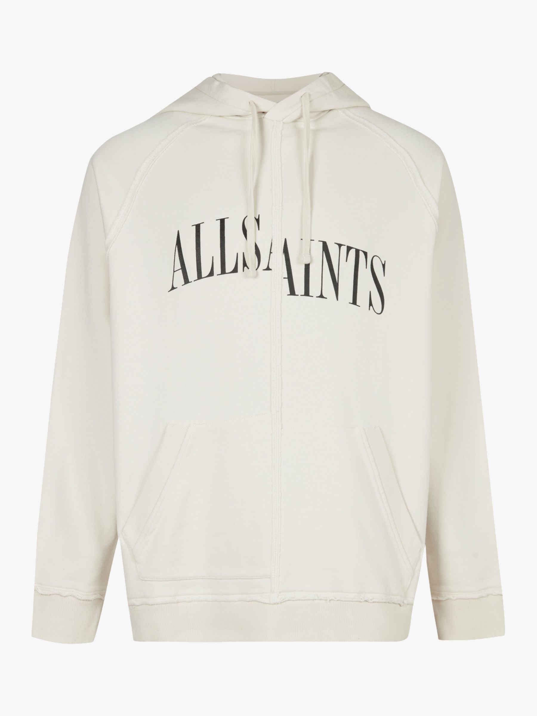 AllSaints Diverge Pullover Hoodie in Black for Men