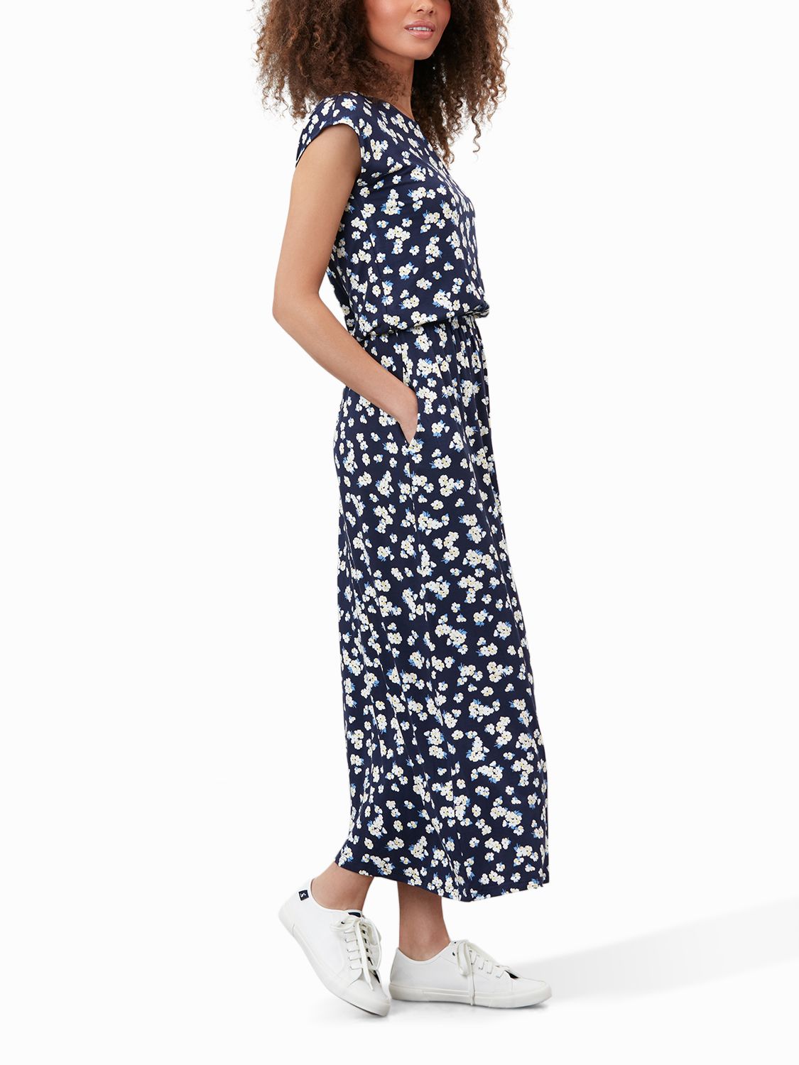 Joules Dallie Ditsy Floral Maxi Dress, Navy