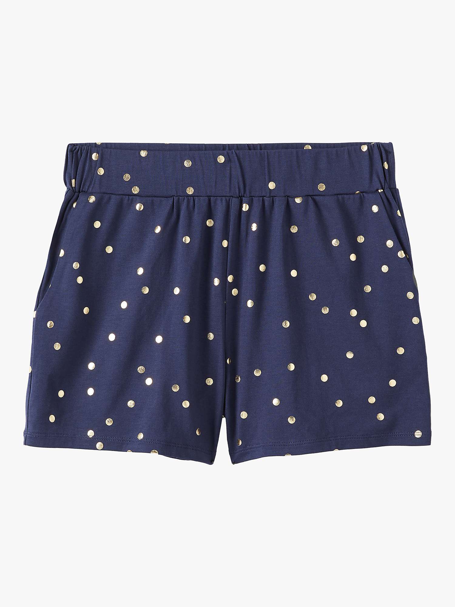 Buy Boden Scattered Spot Pyjama Shorts, Navy Online at johnlewis.com