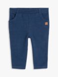 John Lewis Baby Plain Joggers, Navy