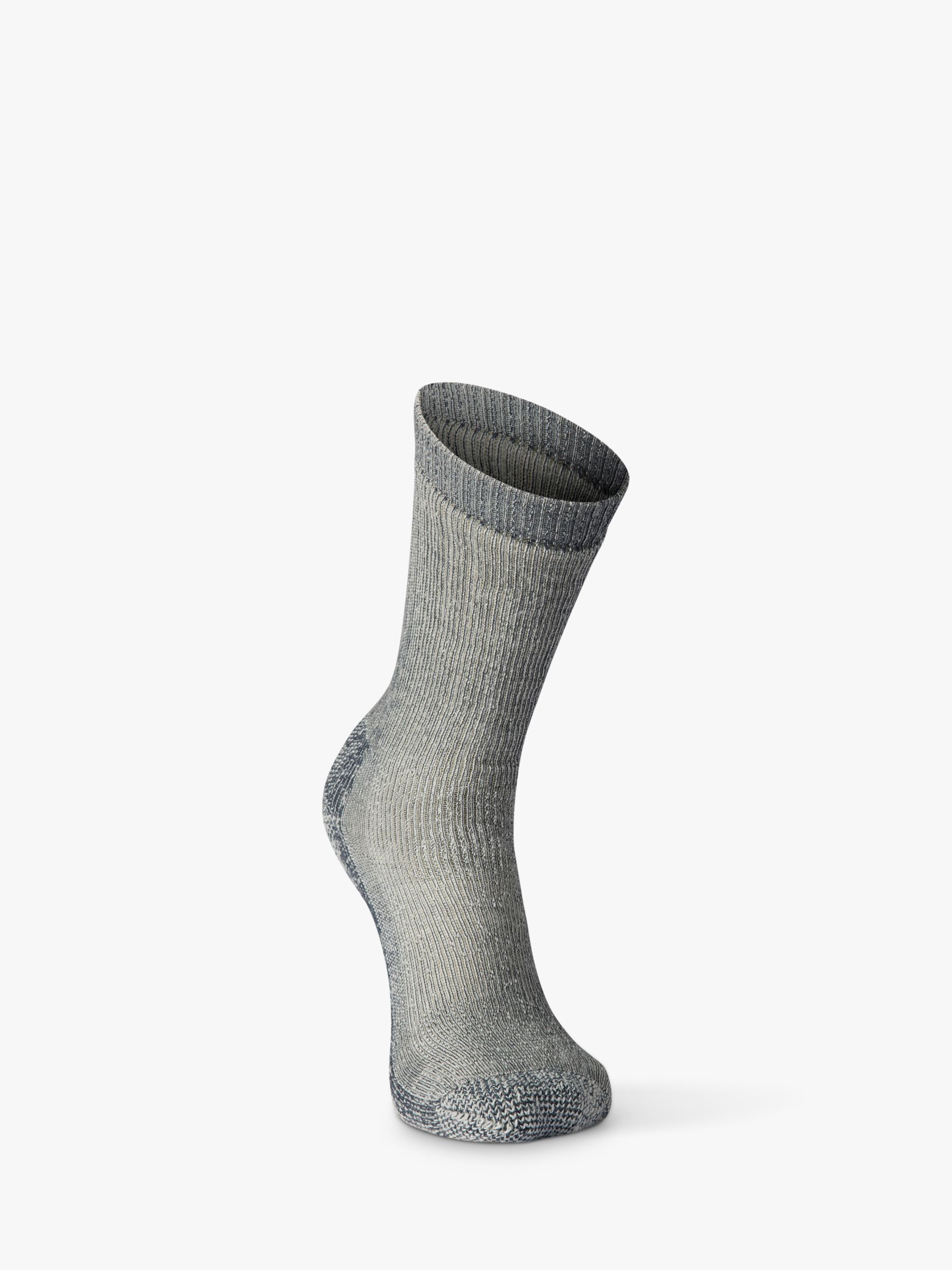 SmartWool Hike Classic Edition Extra Cushion Crew Socks, Medium Grey, 5-7.5