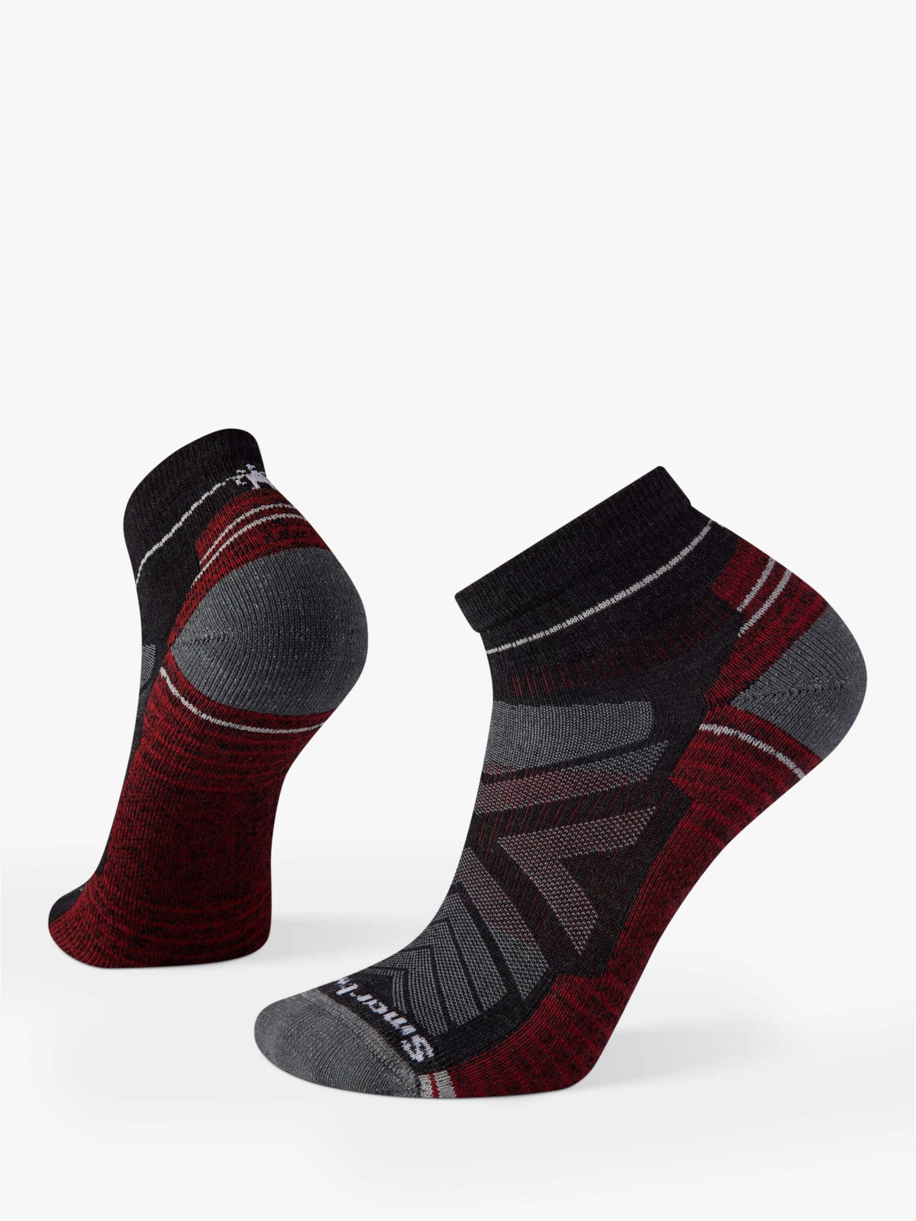 SmartWool Performance Hike Light Cushion Ankle Socks, Charcoal, 5-7.5