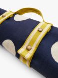 Boden Spot Print Picnic Rug, Navy/Multi