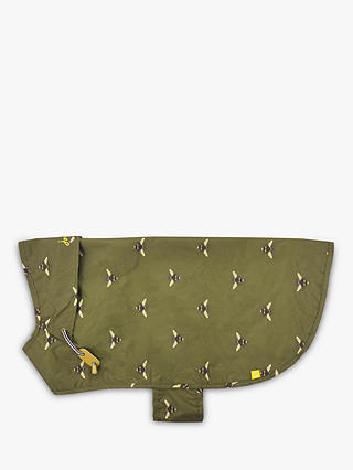 Joules Olive Bee Dog Jacket, Small