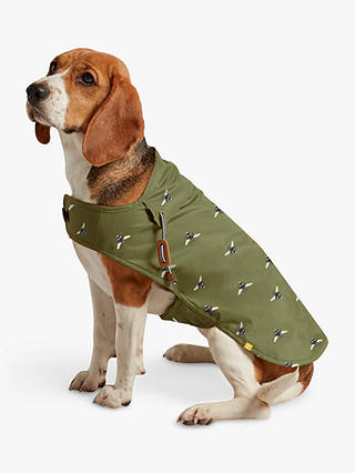Joules Olive Bee Dog Jacket, Small