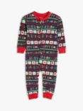 Hatley Baby Christmas Family Sleepsuit, Multi