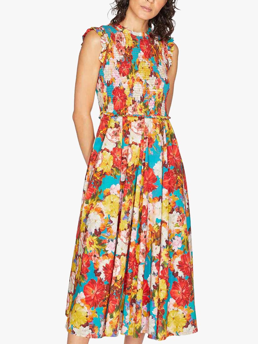 Thought Ramo Mexicano Floral Midi Dress, Multi