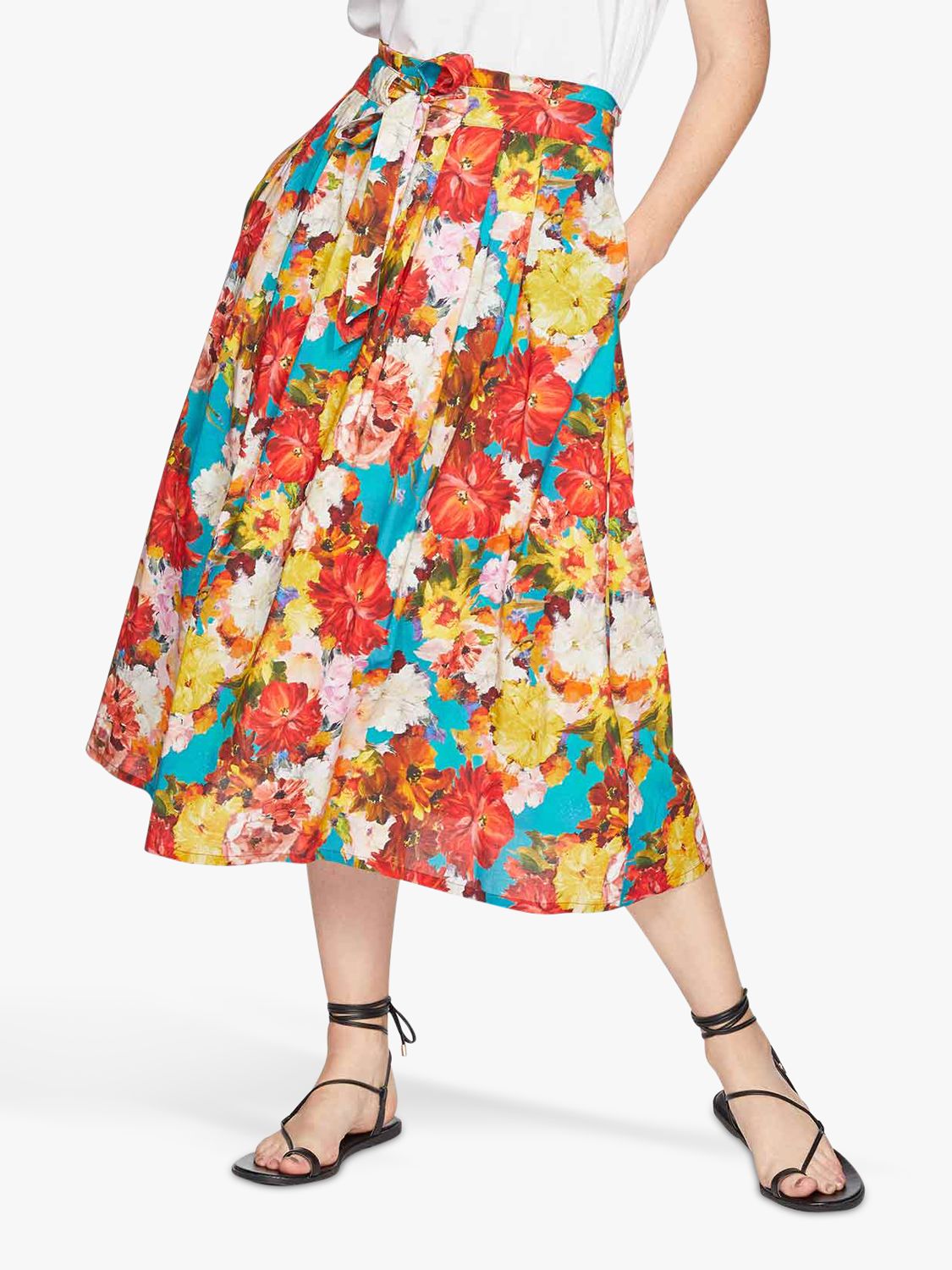 Thought Ramo Mexicano Tie Waist Floral Skirt, Multi