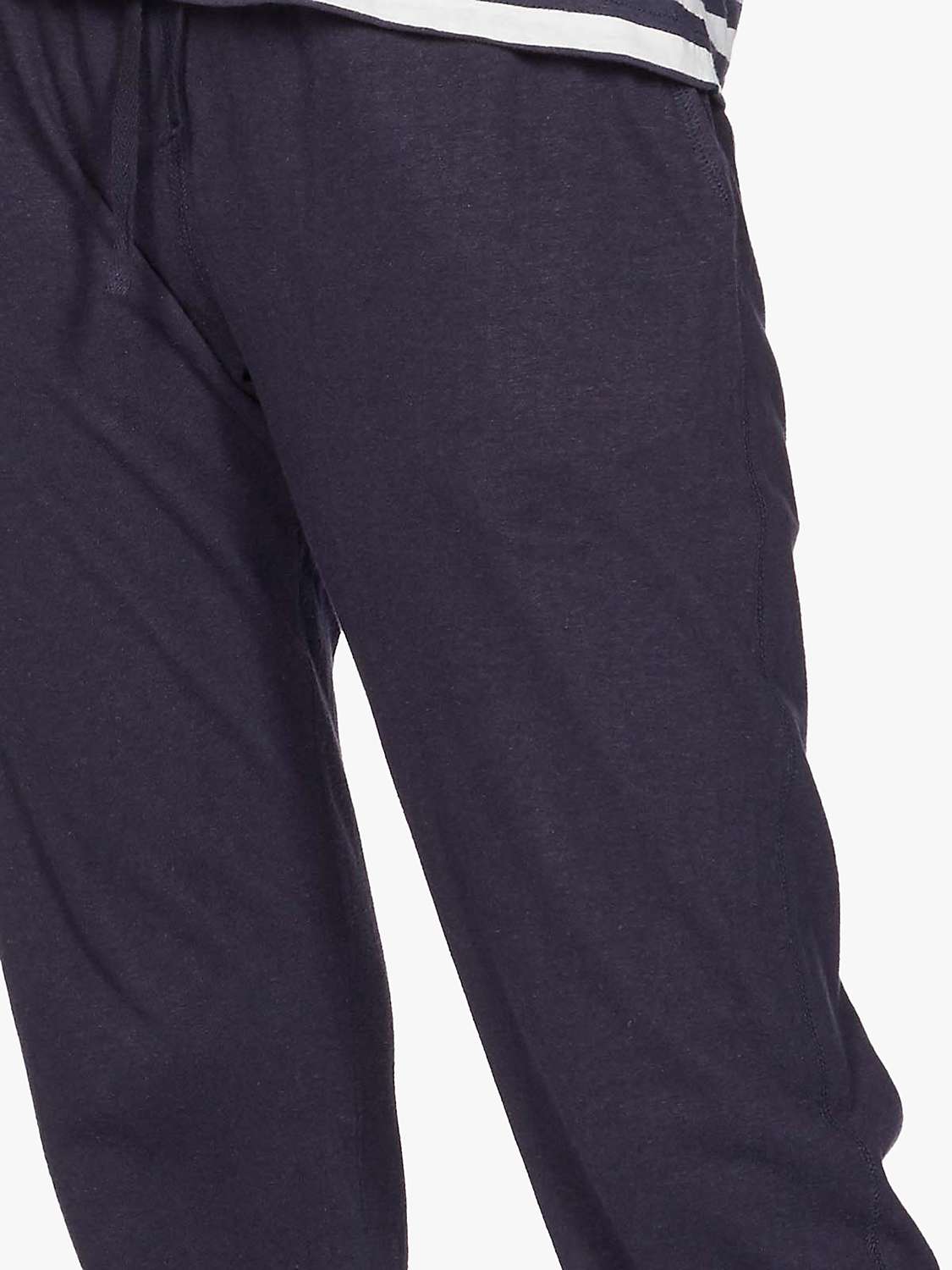 Buy Thought Cecilia Tie Waist Joggers, Navy Online at johnlewis.com