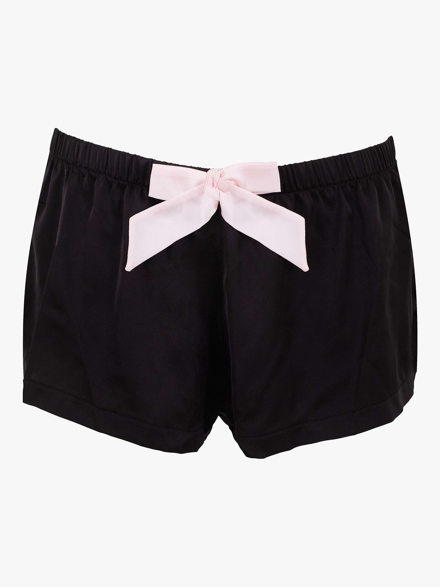 Buy Bluebella Abigail Shirt and Shorts Pyjama Set, Black Online at johnlewis.com