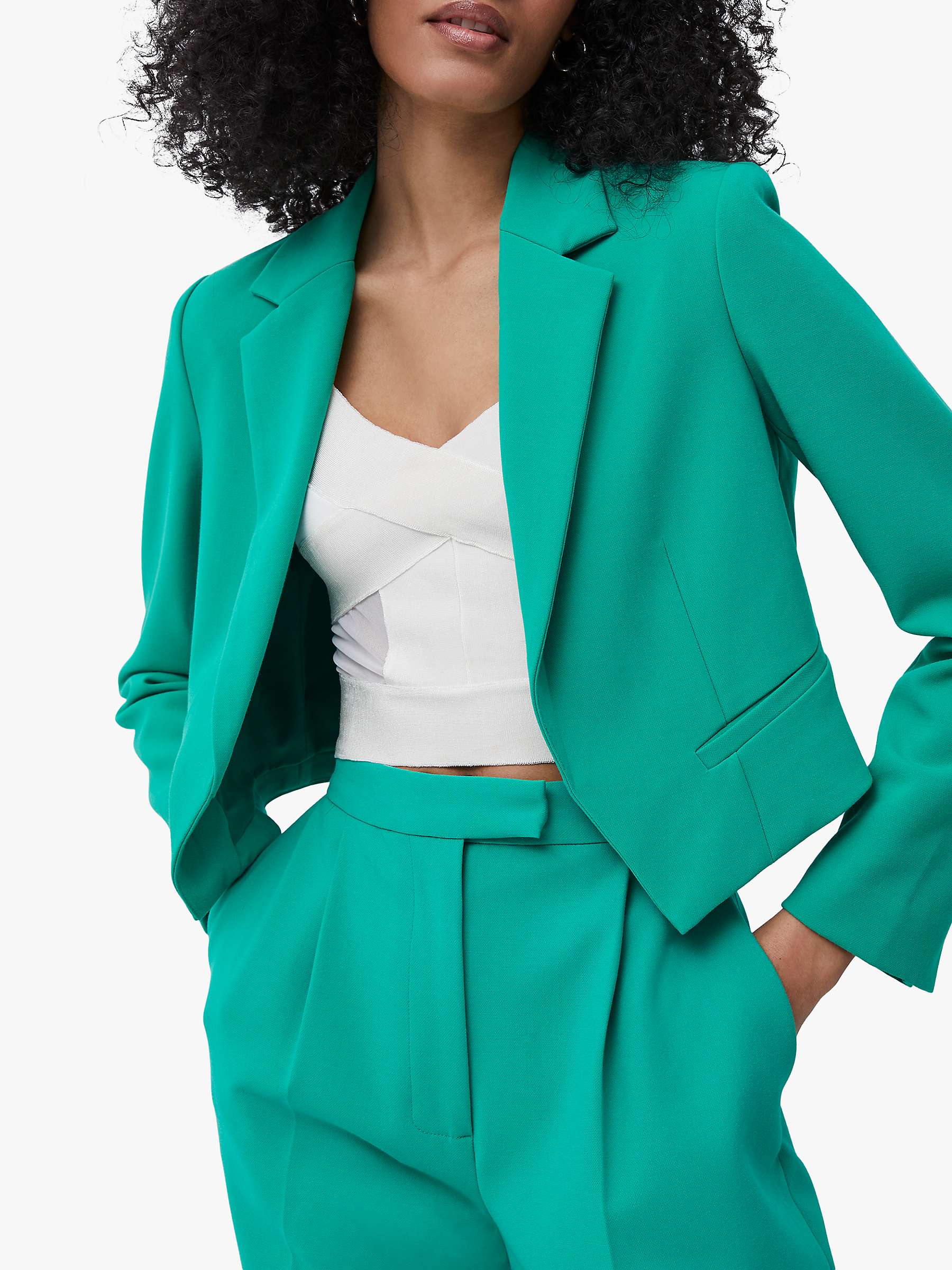 Buy French Connection Indi Cropped Blazer Online at johnlewis.com
