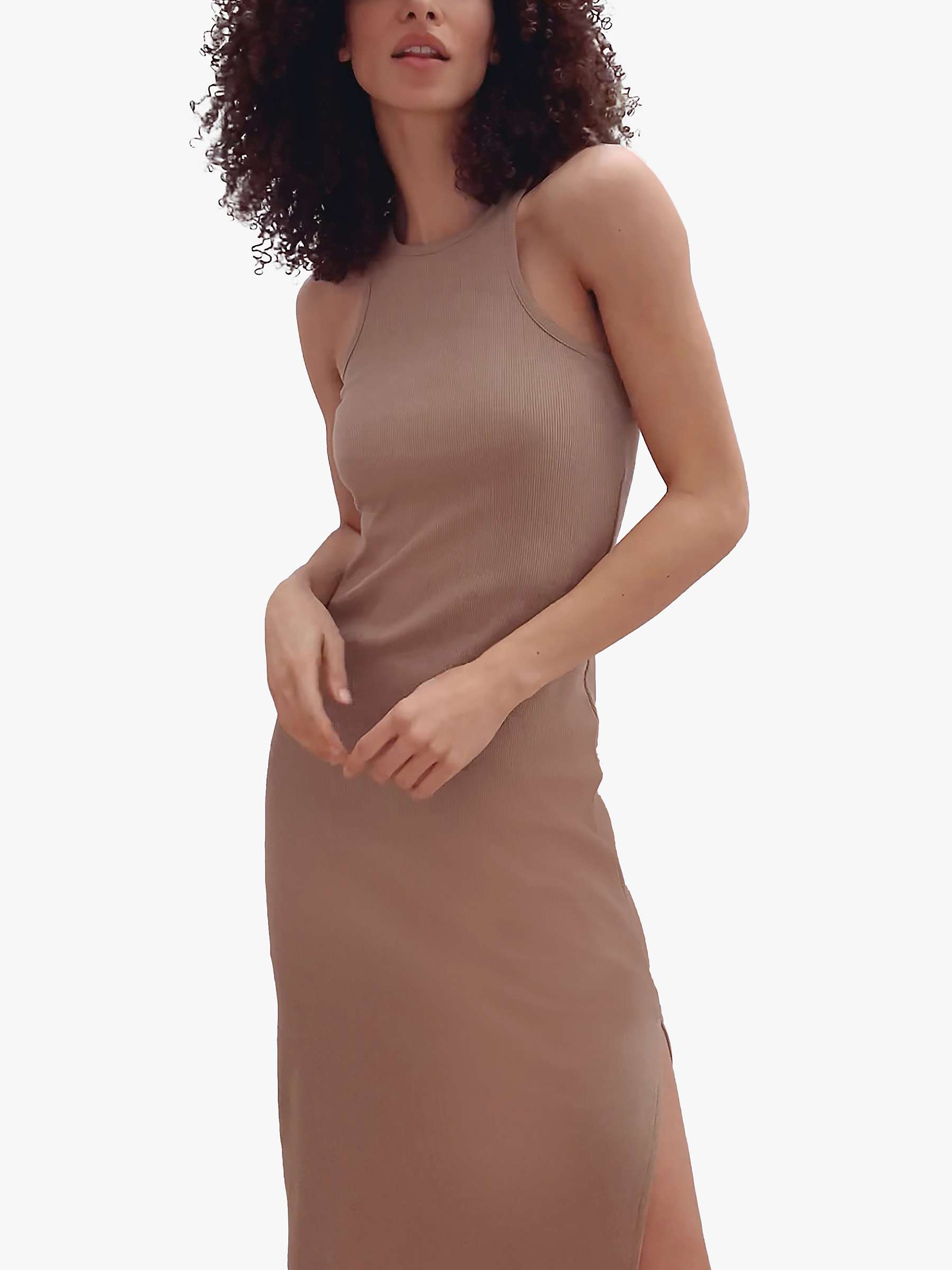 Buy French Connection Rasha Bodycon Dress, Camel Online at johnlewis.com