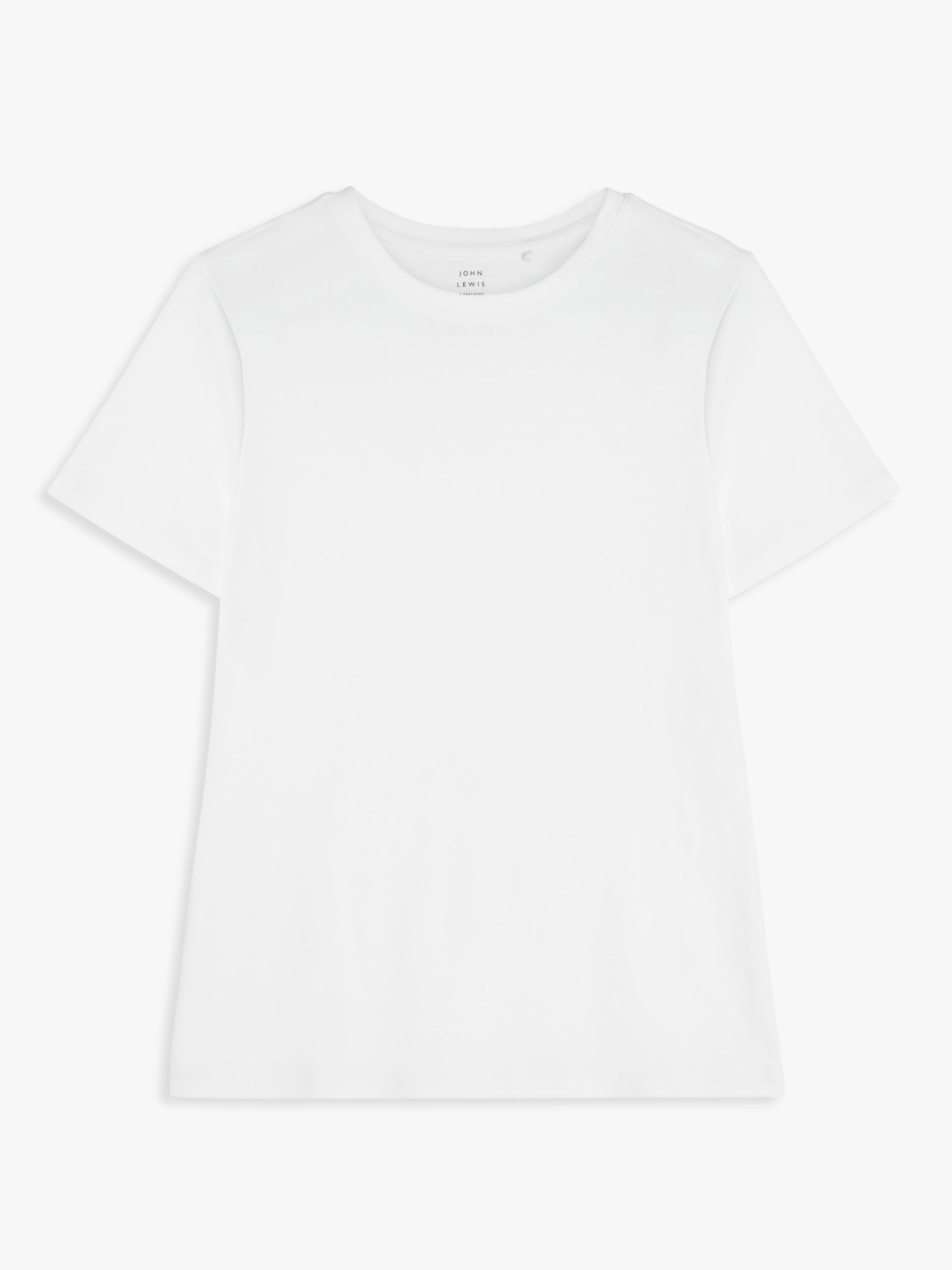 John Lewis & Partners Pure Cotton Short Sleeve Crew Neck T-Shirt