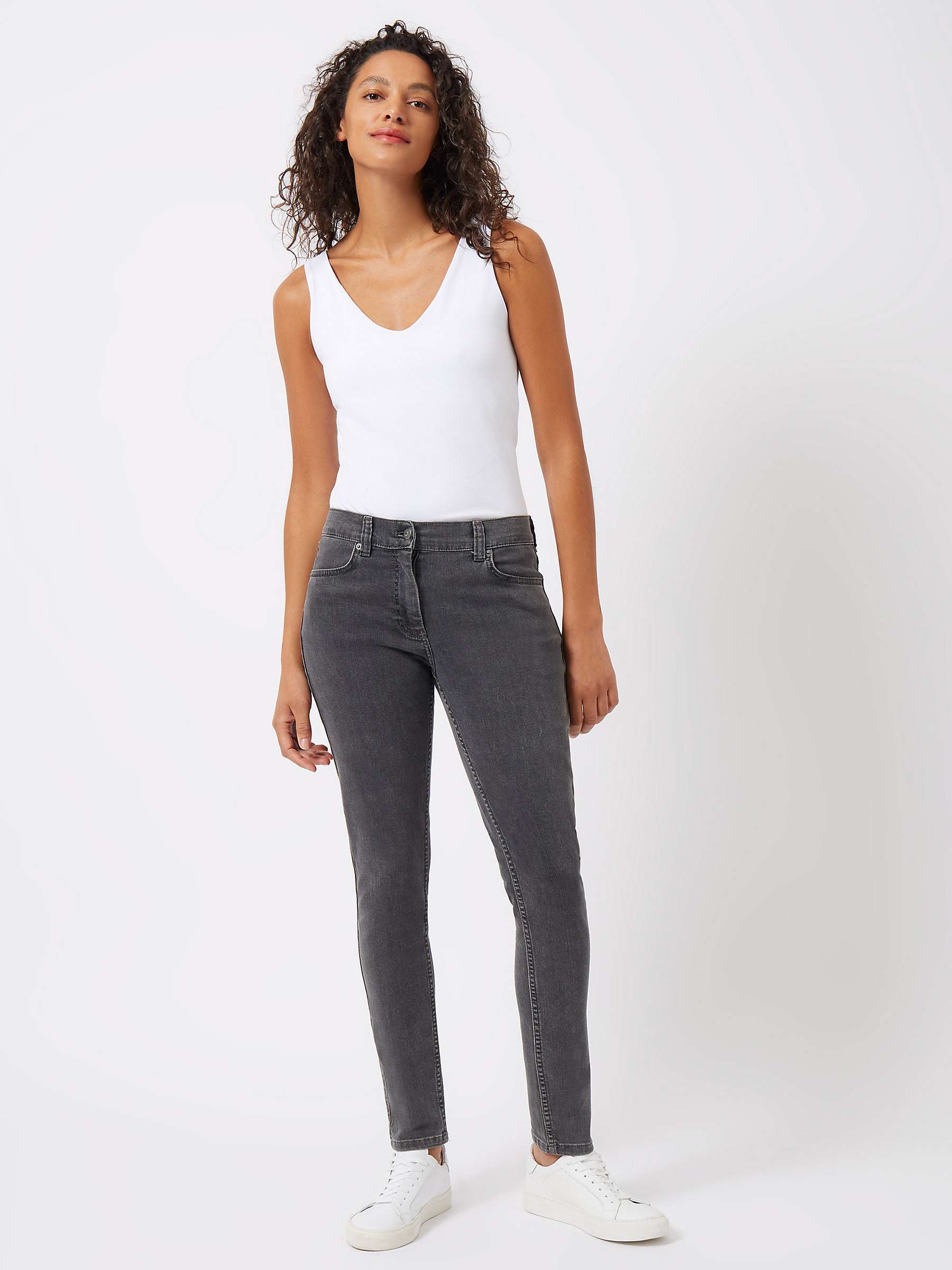 Buy Great Plains Reform Skinny Jeans, Grey Wash Online at johnlewis.com