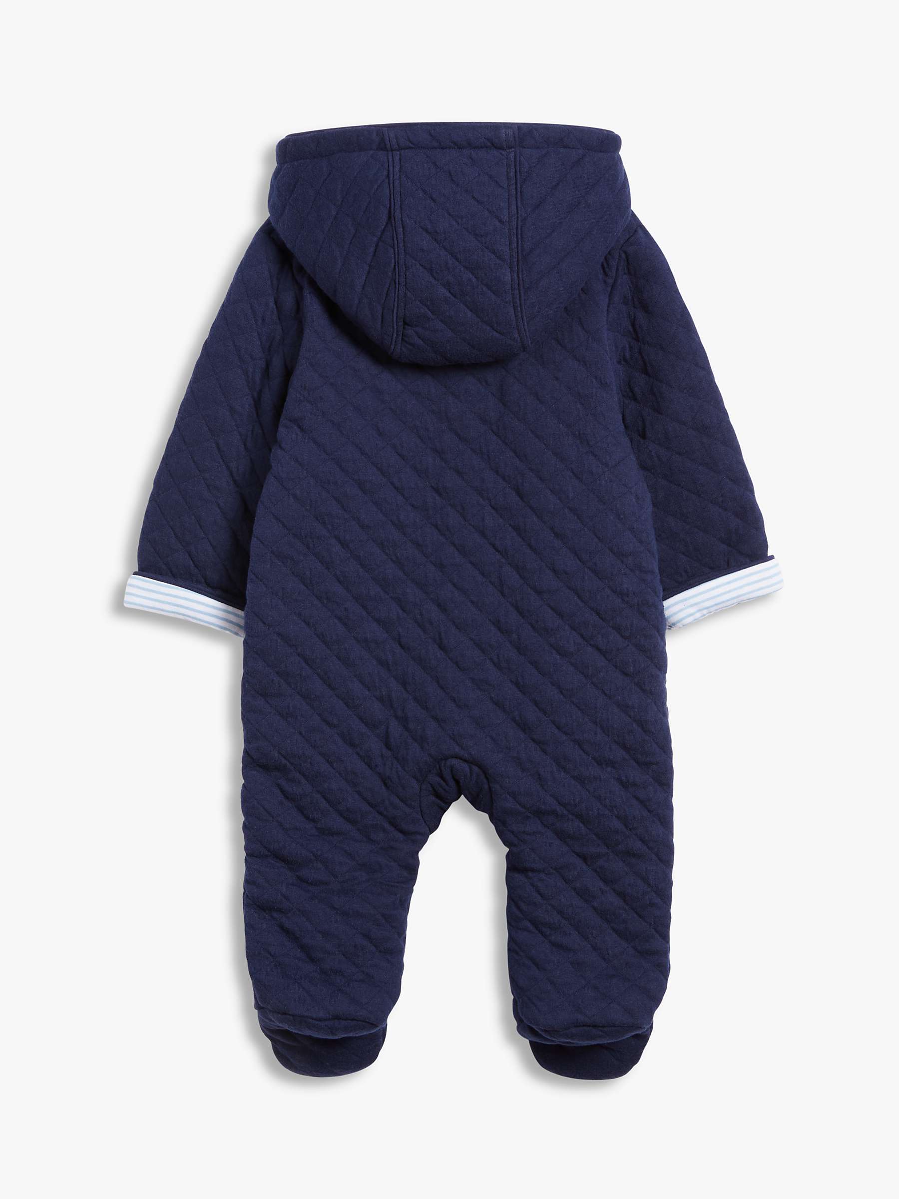 Buy John Lewis Baby Quilt Wadded Pramsuit Online at johnlewis.com