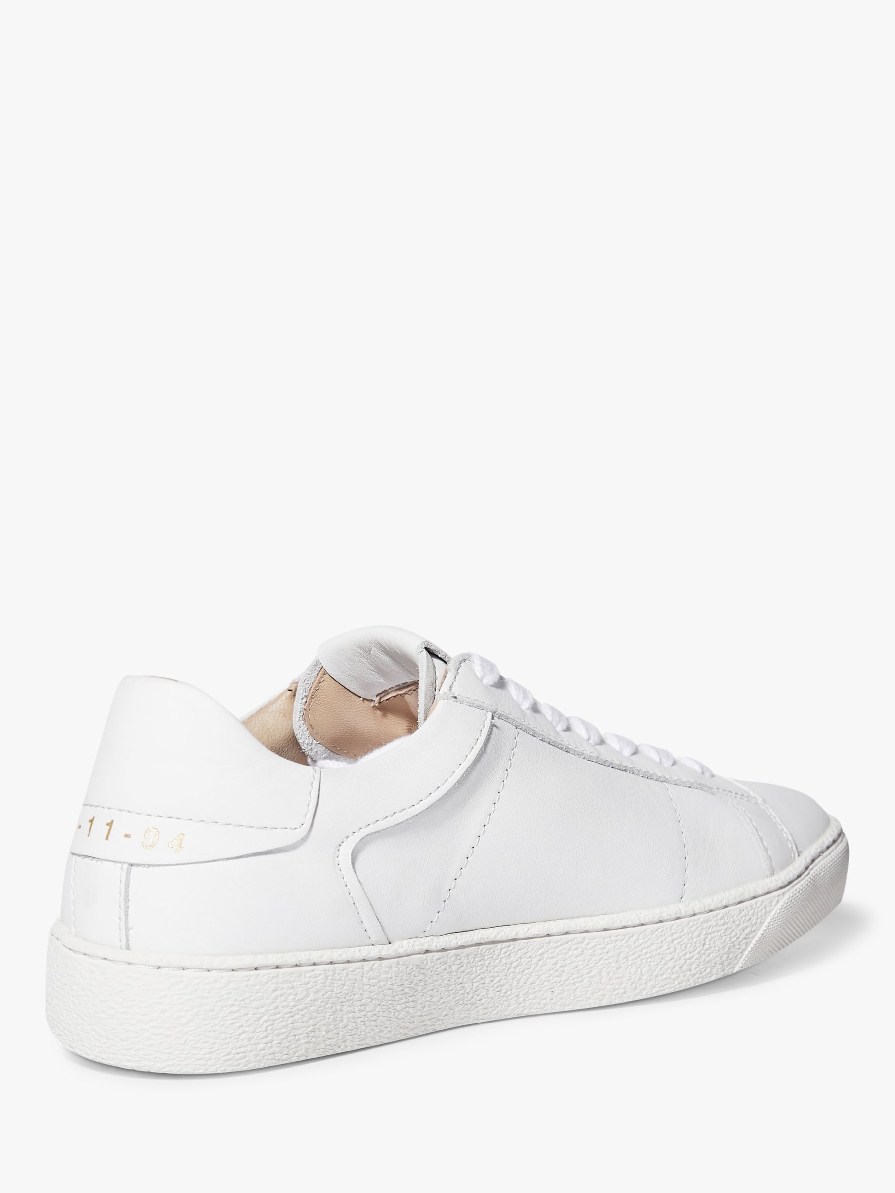 AllSaints Sheer Leather Lace-Up Trainers