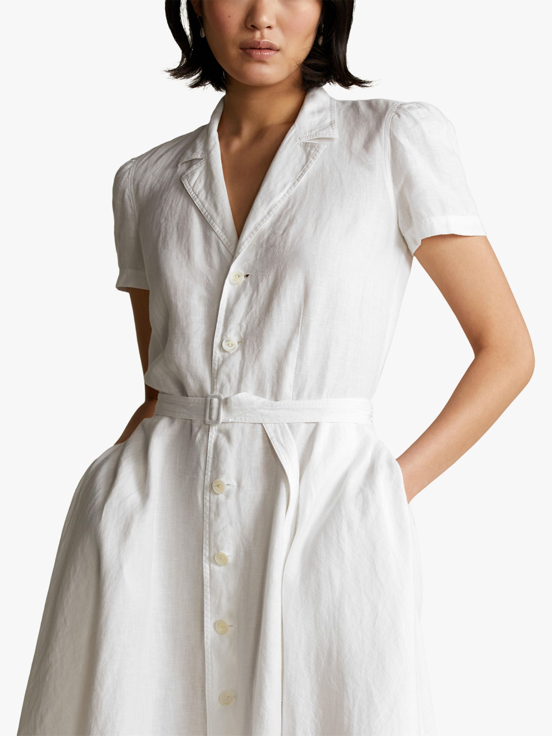 Aprender acerca 91+ imagen polo ralph lauren linen shirt dress