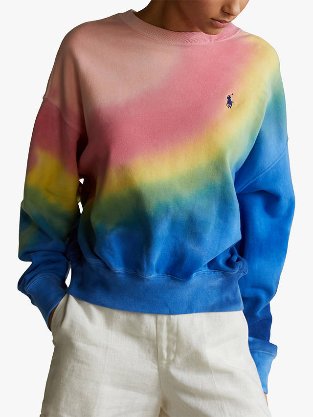 Polo Ralph Lauren Tie Dye Terry Sweatshirt, Multi