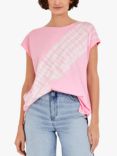 hush Tie Dye Relaxed Boyfriend T-Shirt, Summer Pink