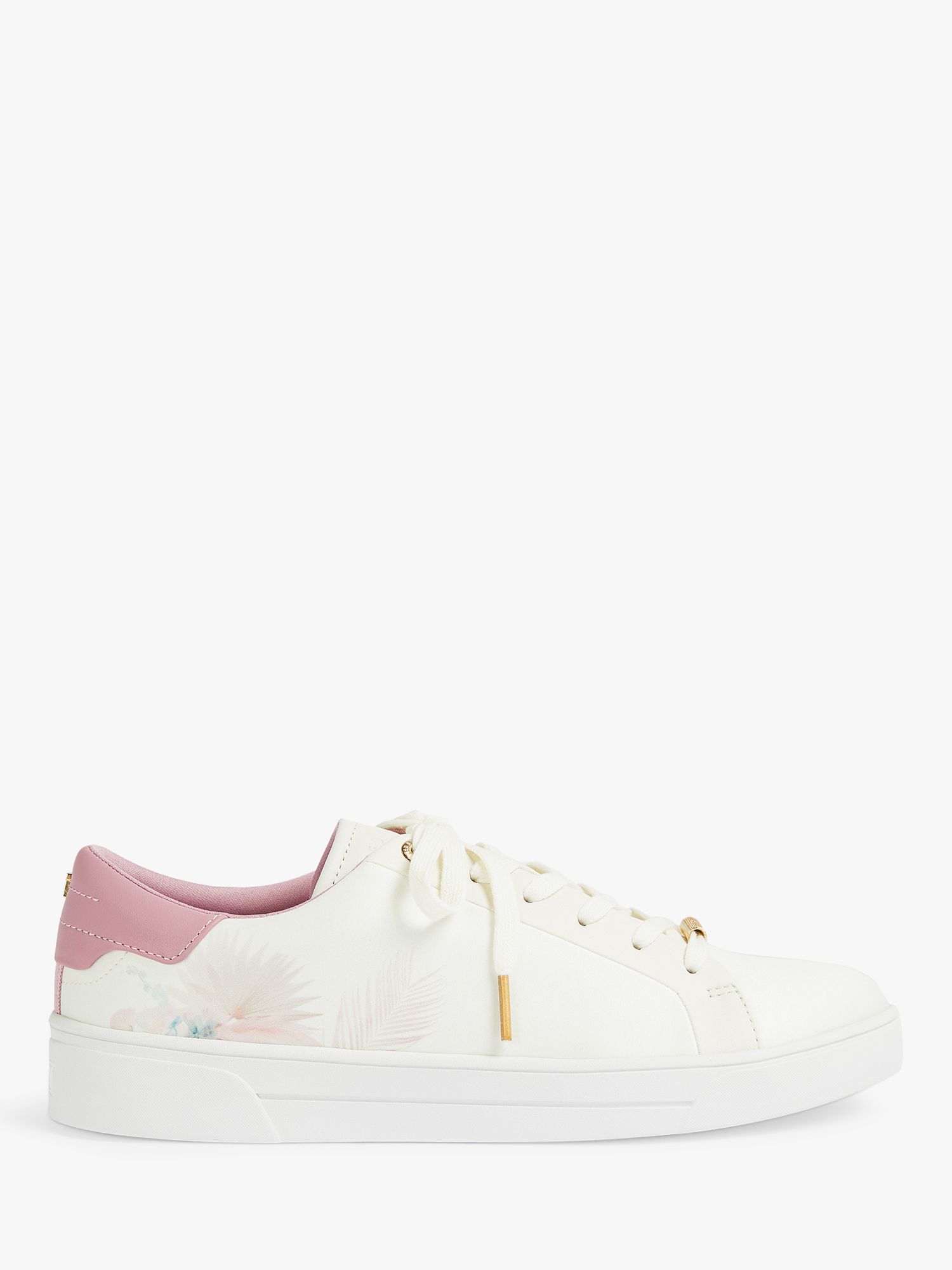 Ted Baker Delylas Serendipity Satin Trainers, White