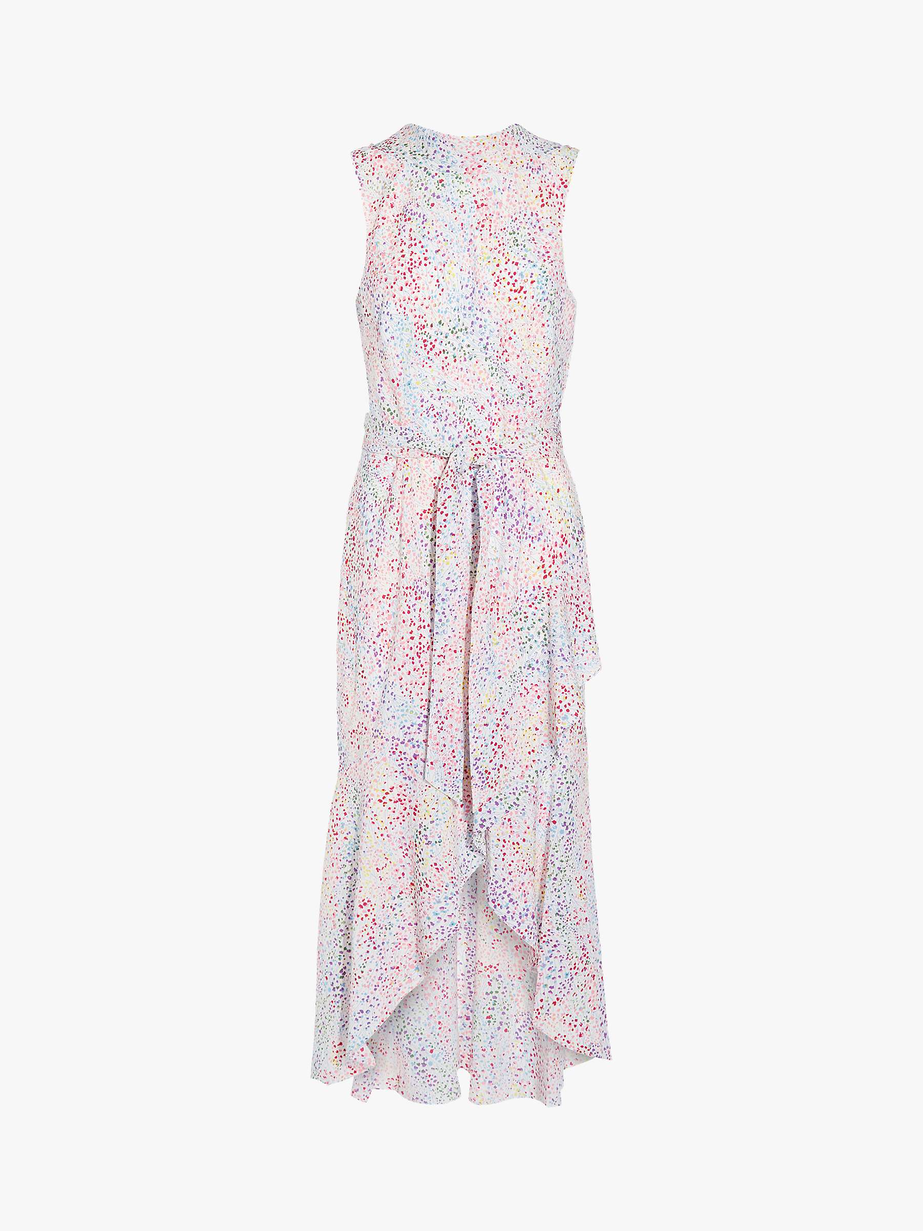 Buy Adrianna Papell Polka Dot Print Bias Cut Dress, Pink/Multi Online at johnlewis.com