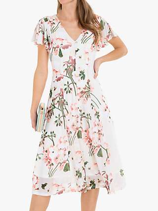 Jolie Moi Amia Floral Print Midi Dress