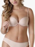 Wonderbra Full Effect Gel and Air Padded Underwired Bra, Beige