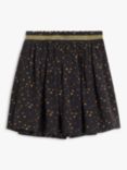 John Lewis & Partners Kids' Star Skirt, Black/Multi