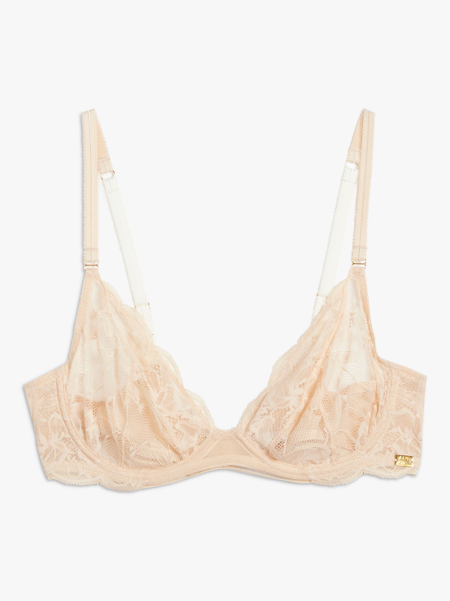 Buy AND/OR Wren Non Padded Balcony Bra, B-DD Cup Sizes Online at johnlewis.com