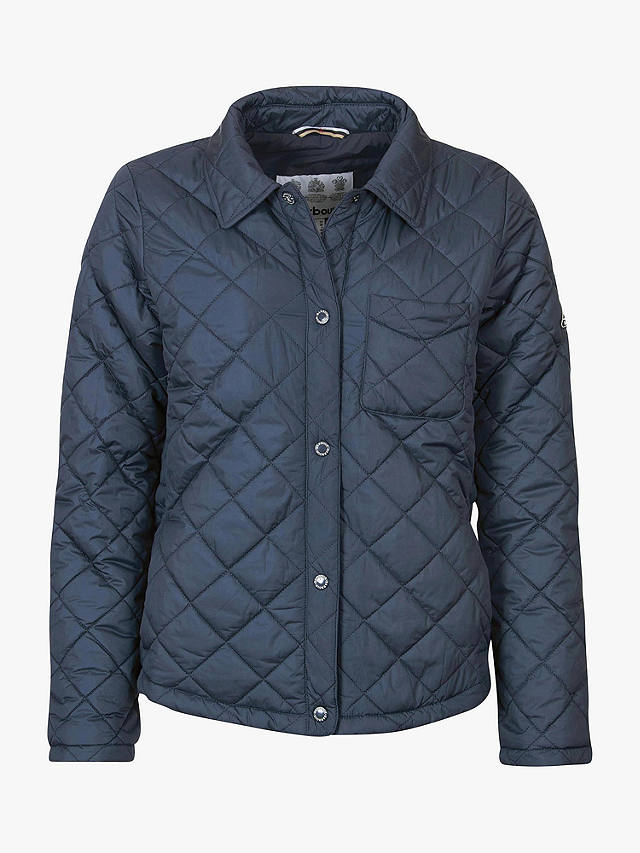 Barbour Blue Caps Quilted Jacket, Navy at John Lewis & Partners