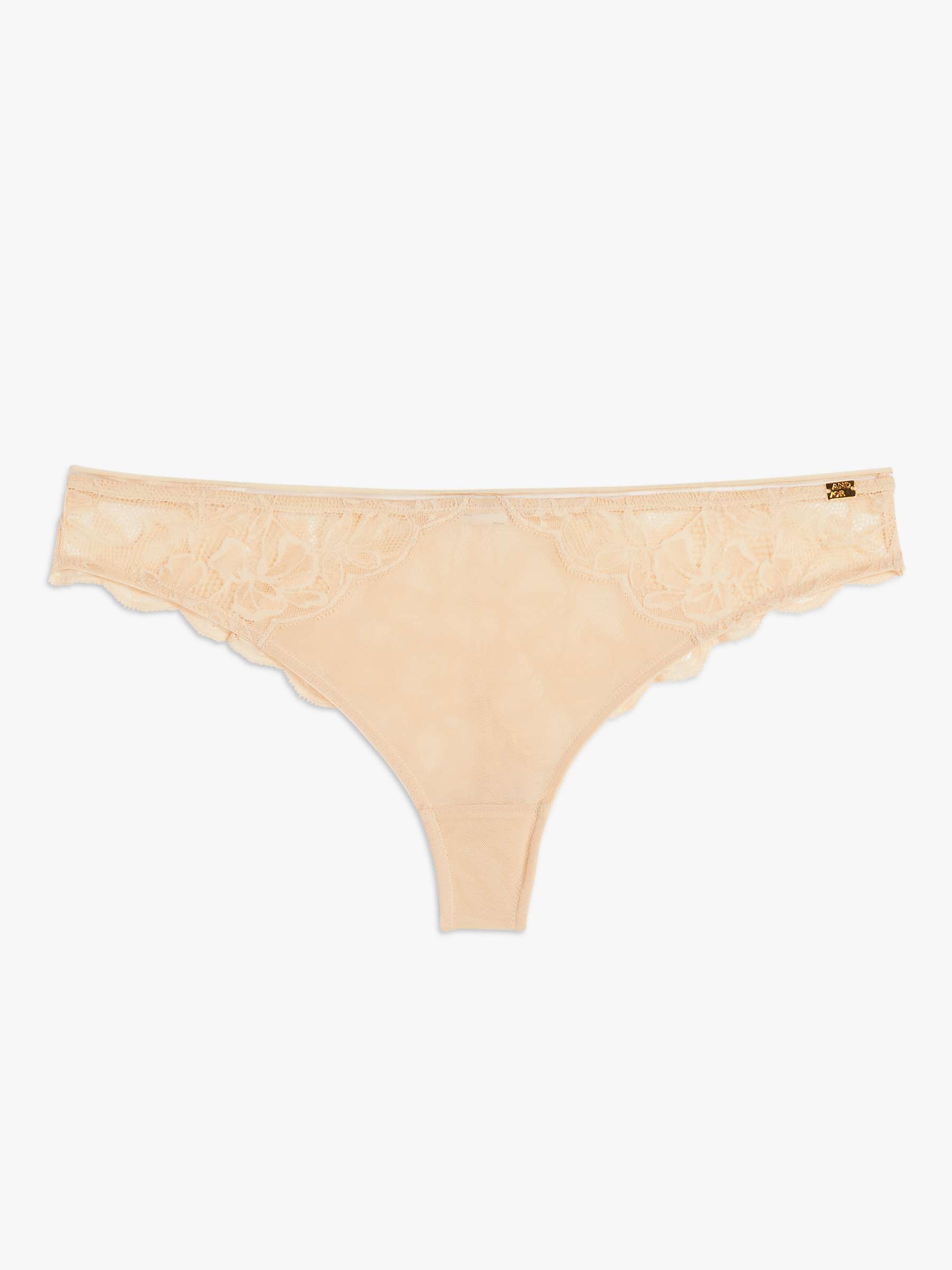 Buy AND/OR Wren Lace Brazilian Knickers Online at johnlewis.com
