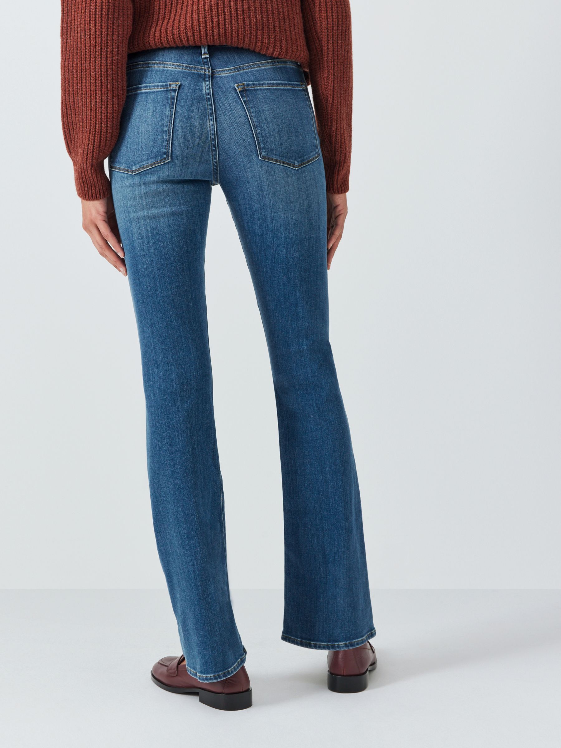 Buy FRAME Le Mini Bootcut Jeans, Poe Online at johnlewis.com