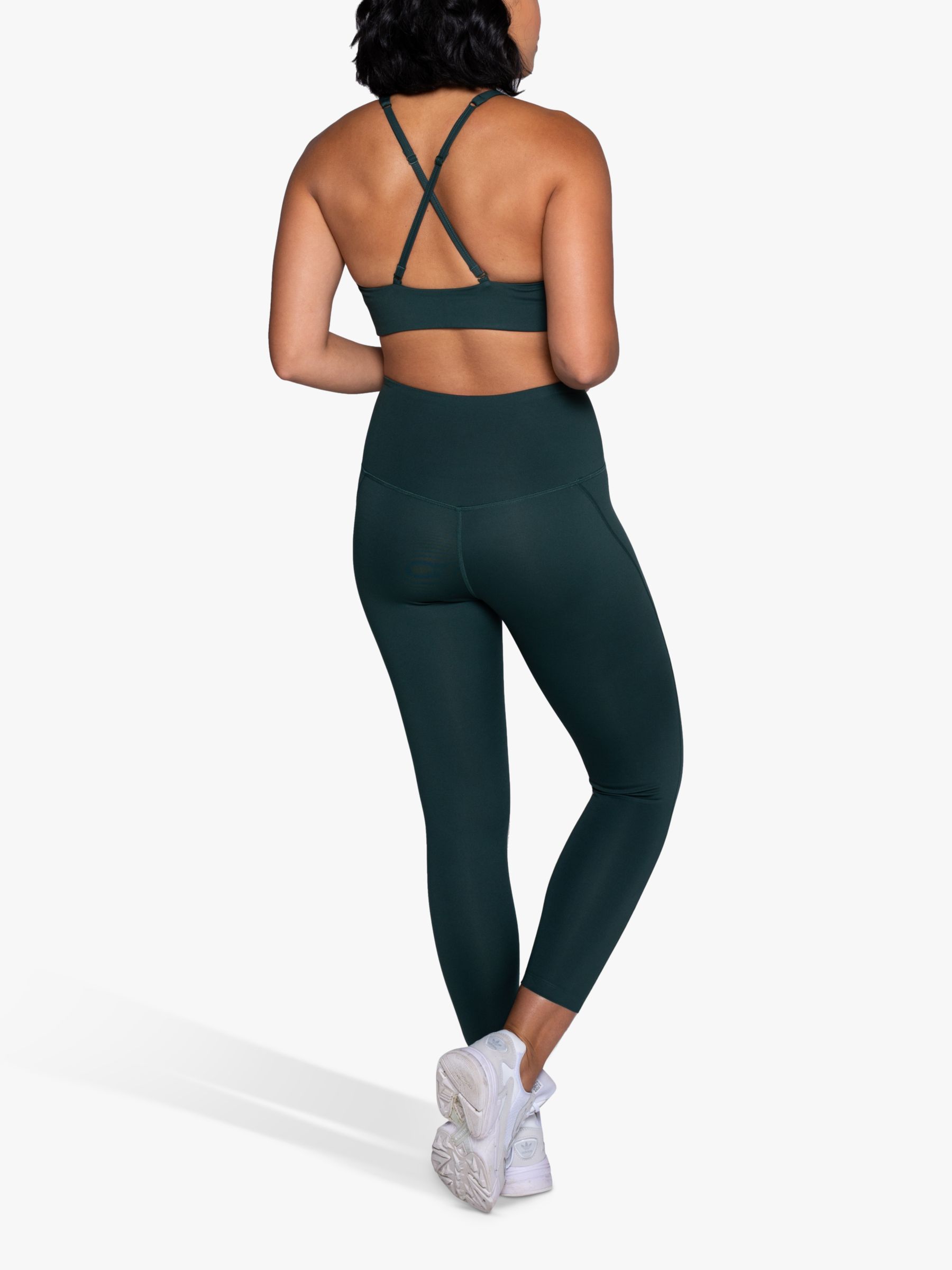 Dark Green Leggings, Claude Legging - Moss Free UK Returns