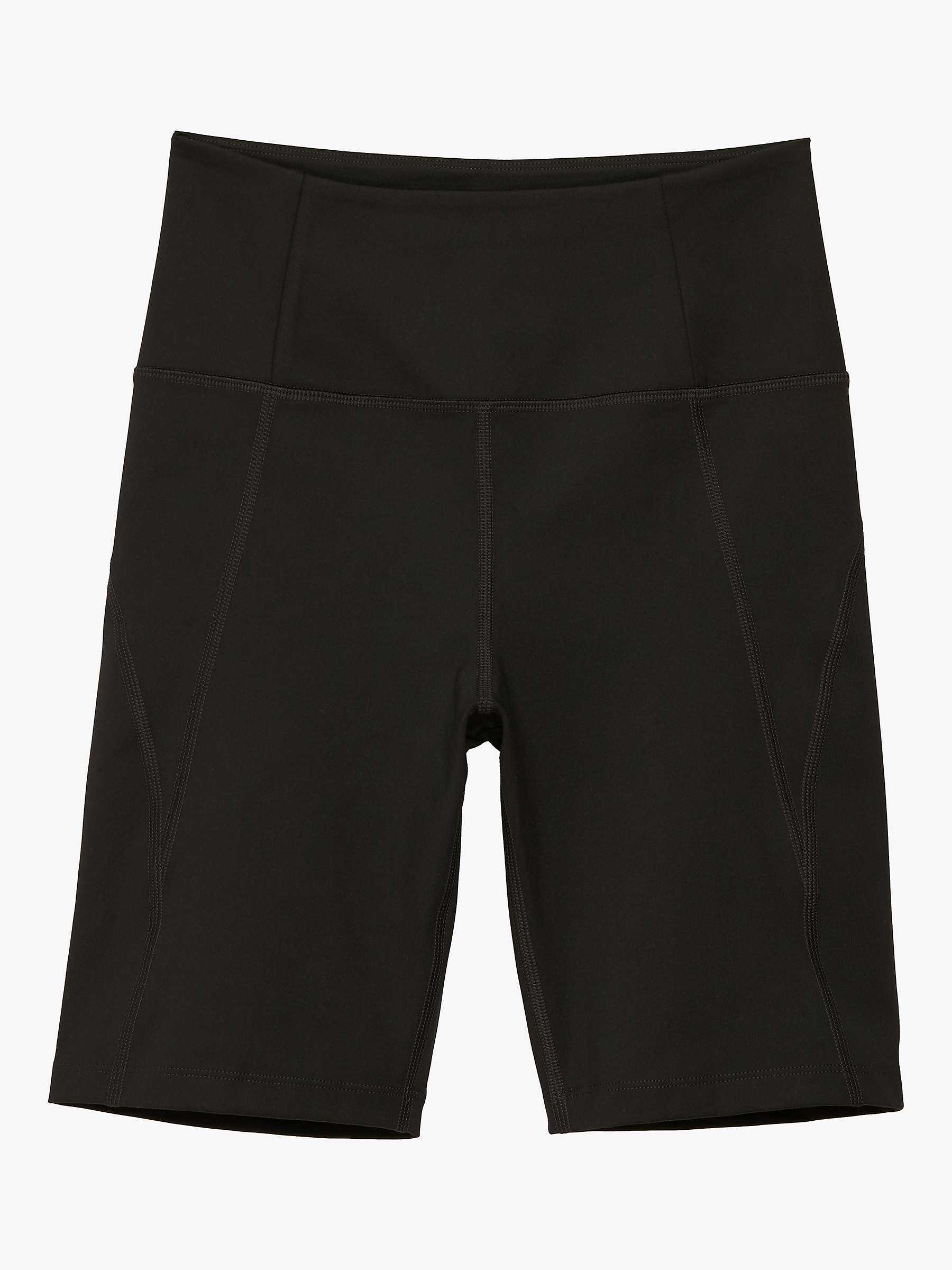 GIRLFRIEND COLLECTIVE Black High-rise Bike Short Womens Clothing Shorts Knee-length shorts and long shorts 