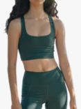 Girlfriend Collective Paloma Longline Sports Bra, Moss