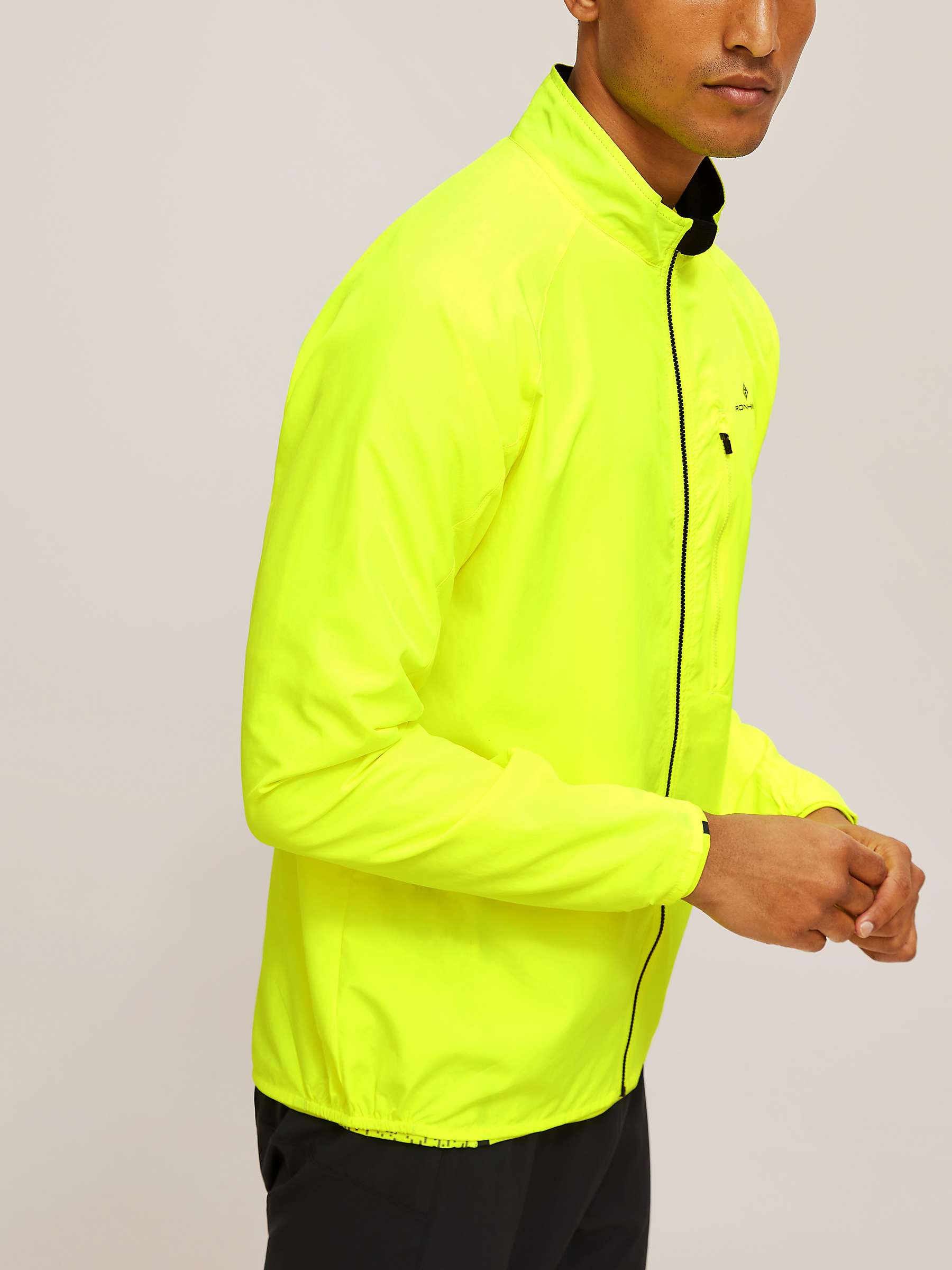 Ronhill Men's Everyday Activelite Lightweight Run Jacket Running Fluo Yellow 