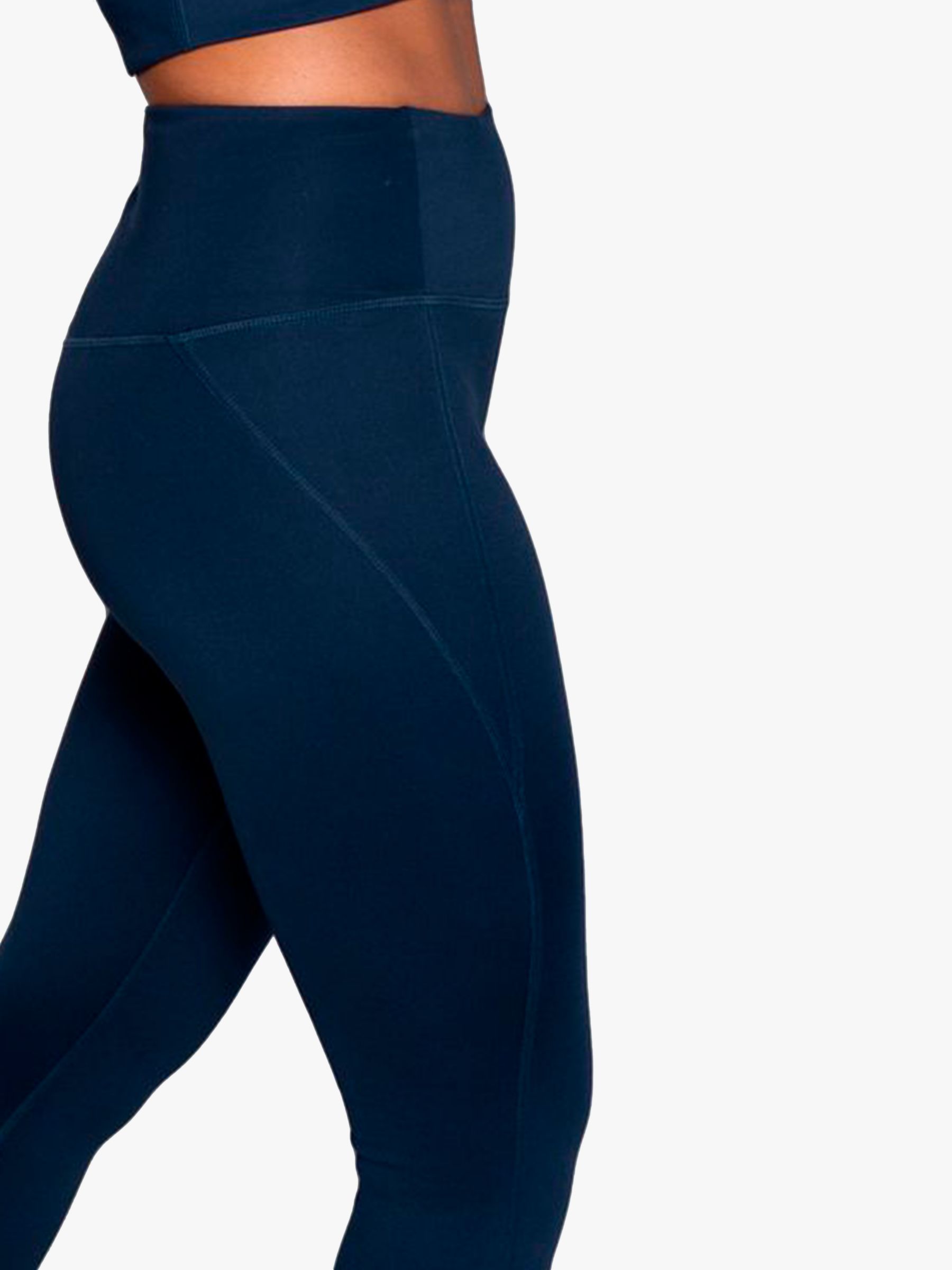 Girlfriend Collective Compressive High Rise 7/8 Leggings, Midnight at John  Lewis & Partners