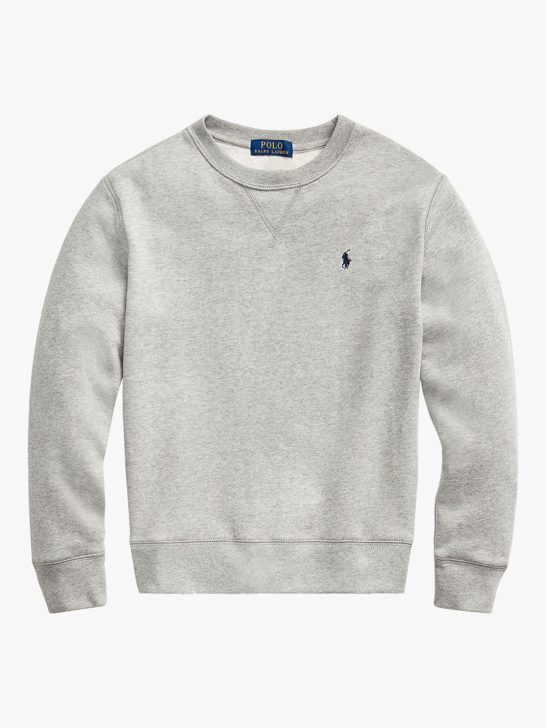 Ralph Lauren Kids' Classic Sweatshirt, Grey, 2 years
