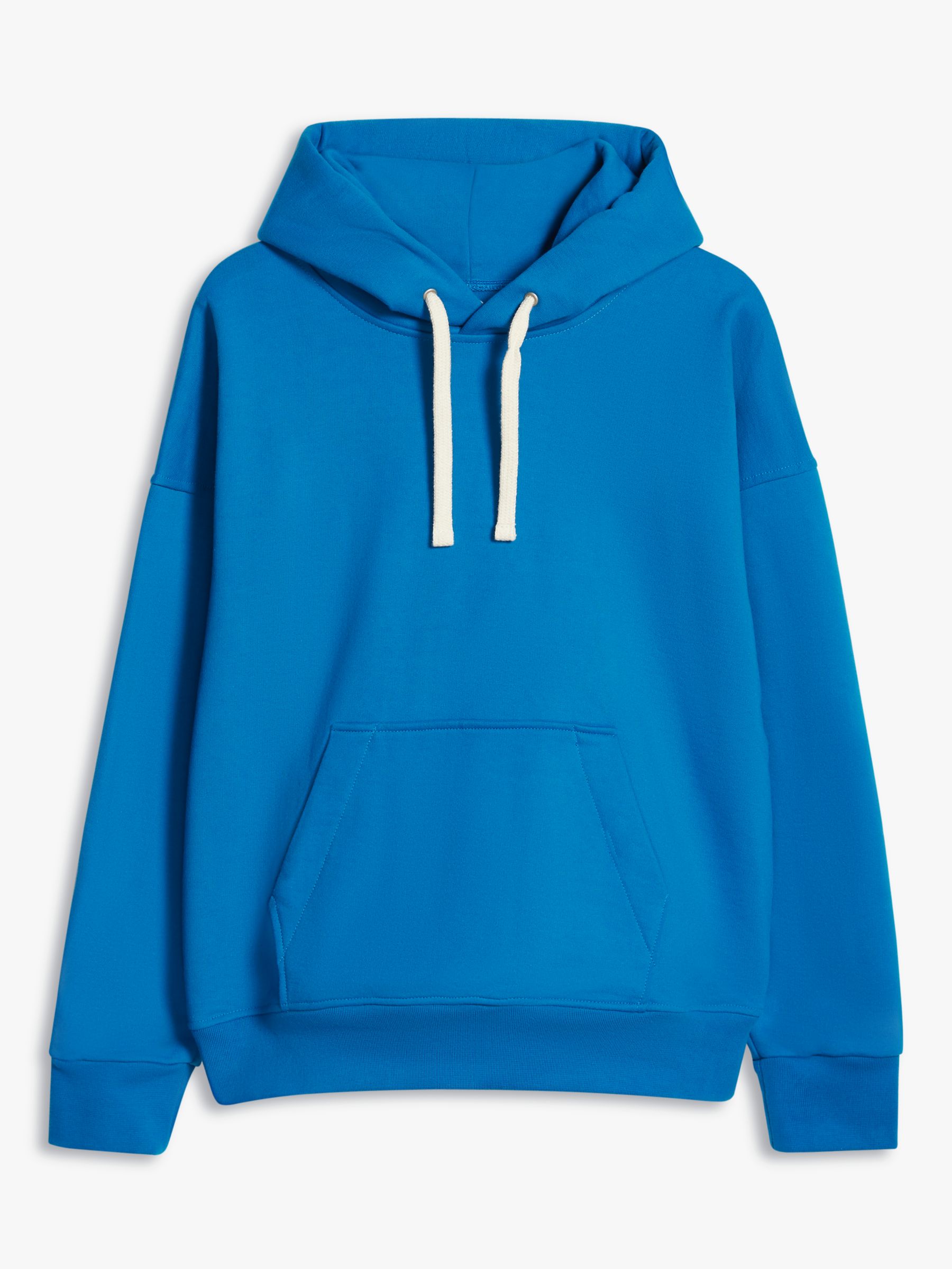 Community Clothing Cotton Hoodie, Cobalt at John Lewis & Partners