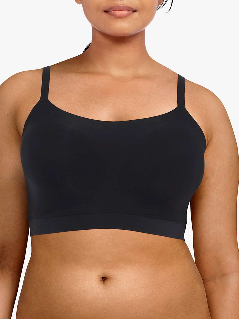 Buy Chantelle Soft Stretch Lace Padded Bralette, Black Online at johnlewis.com