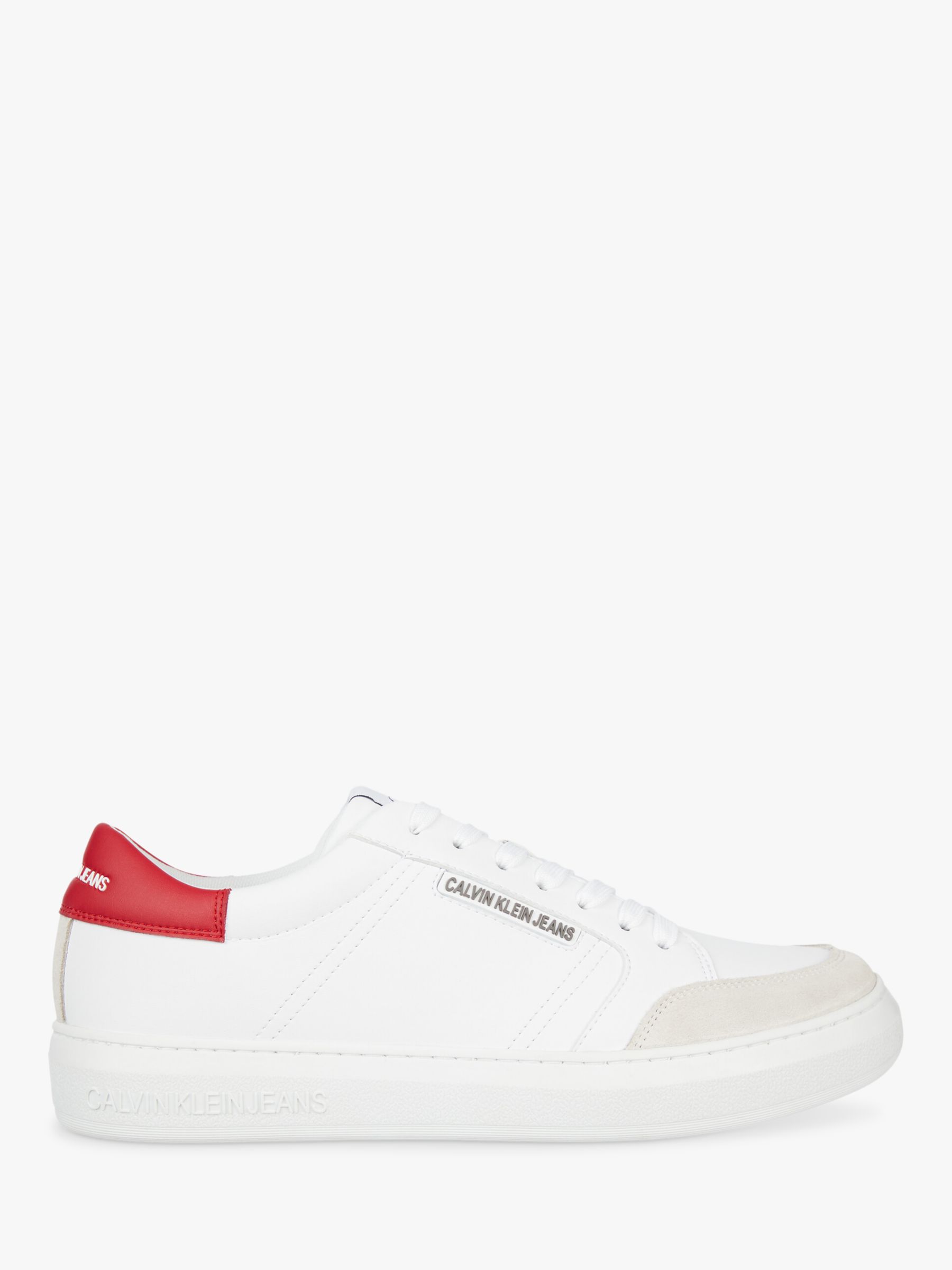 Calvin Klein Jeans Lace Up Trainers, Bright White