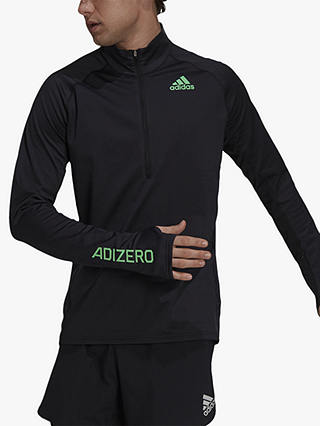 adidas Adizero Warm 1/2 Zip Long Sleeve Running Top