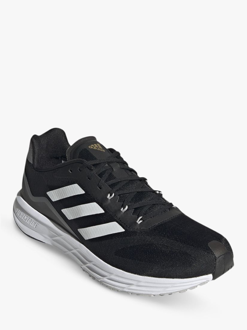 adidas SL20.2 Men's Running Shoes, Core Black/Cloud White/Grey Five at ...