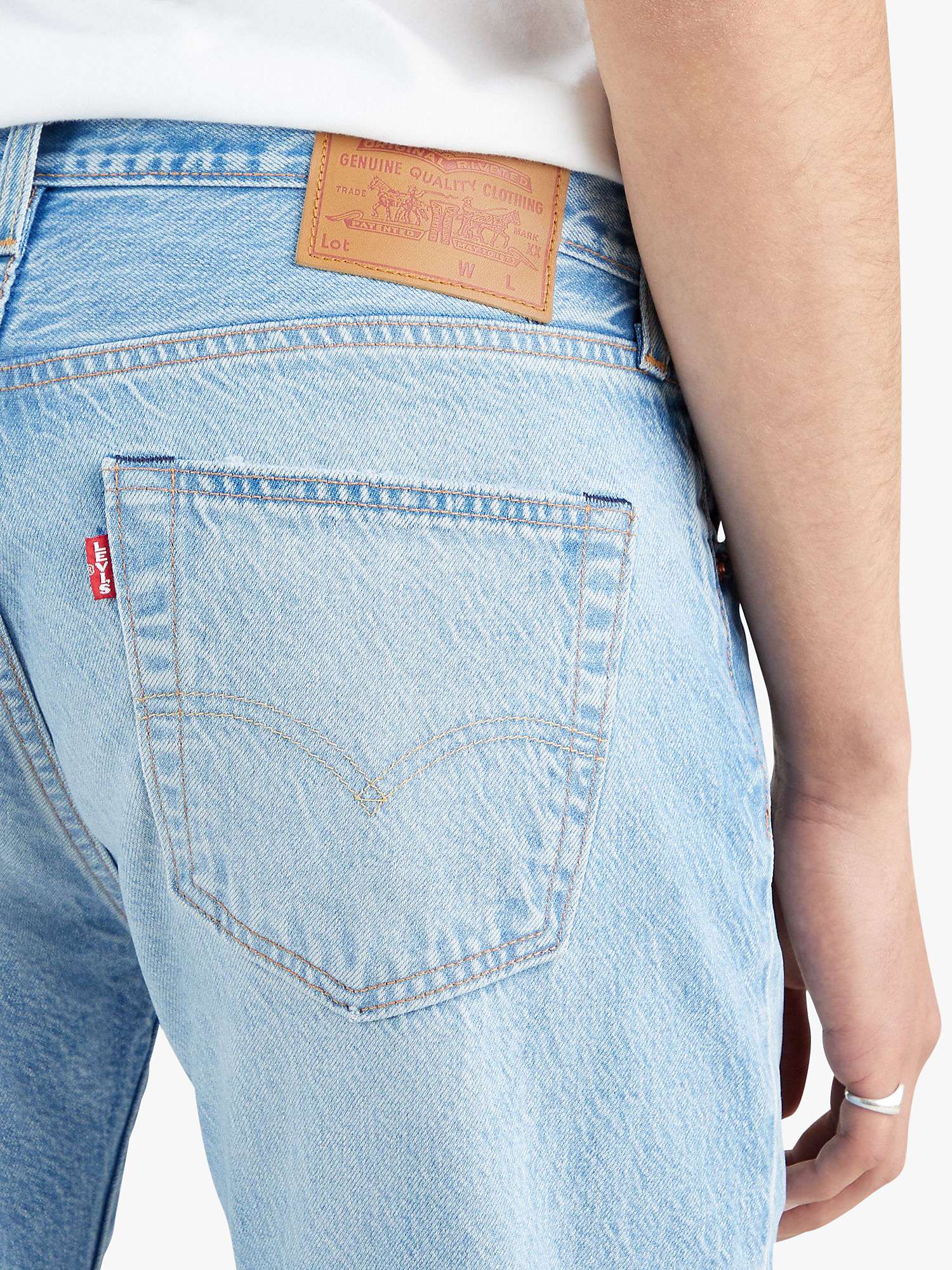 Levi's 501 Original Straight Jeans, Canyon Kings at John Lewis & Partners