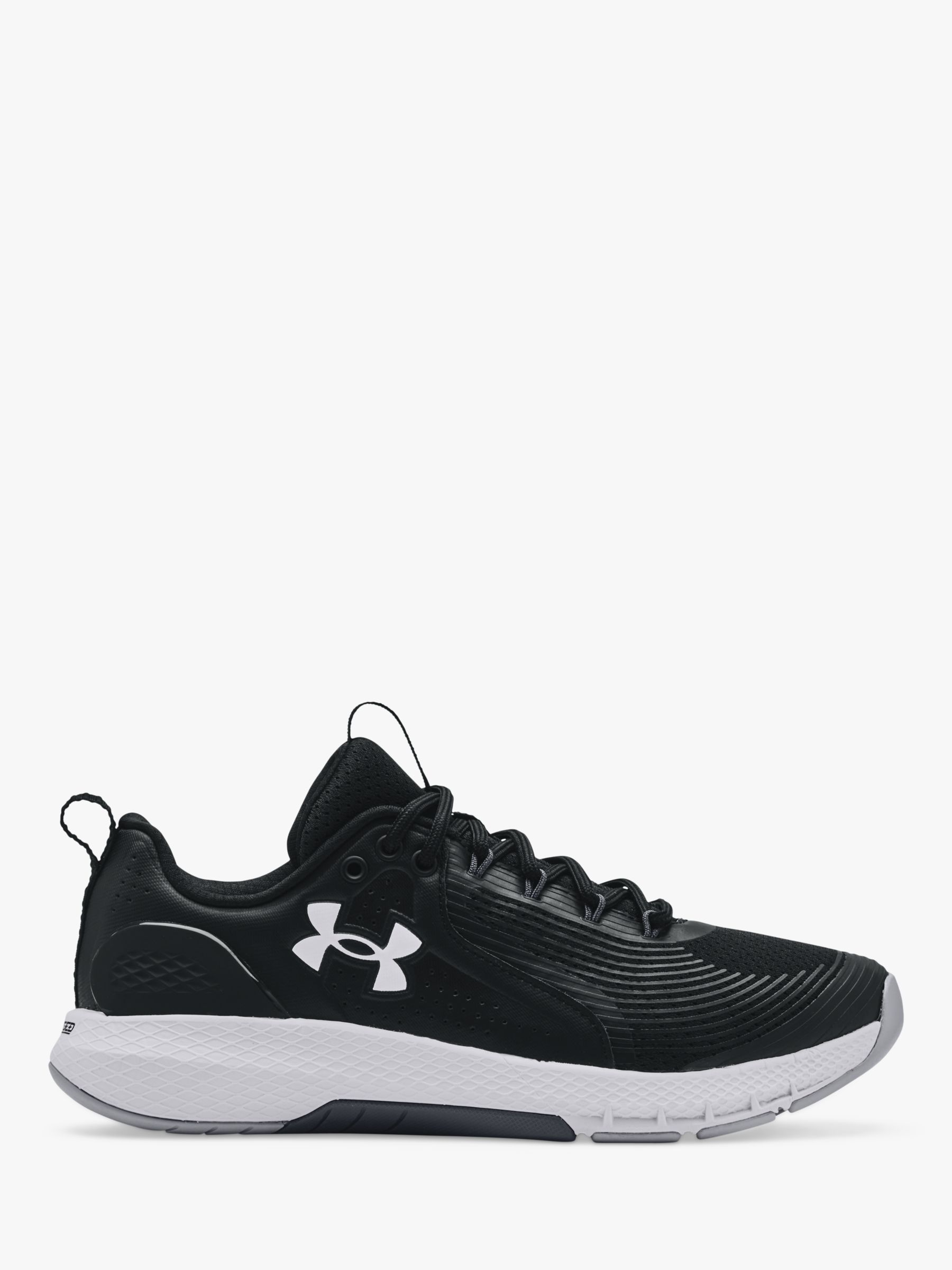 Under Armour Charged Commit TR 3 Men's Cross Trainers, Black/White/White at  John Lewis & Partners