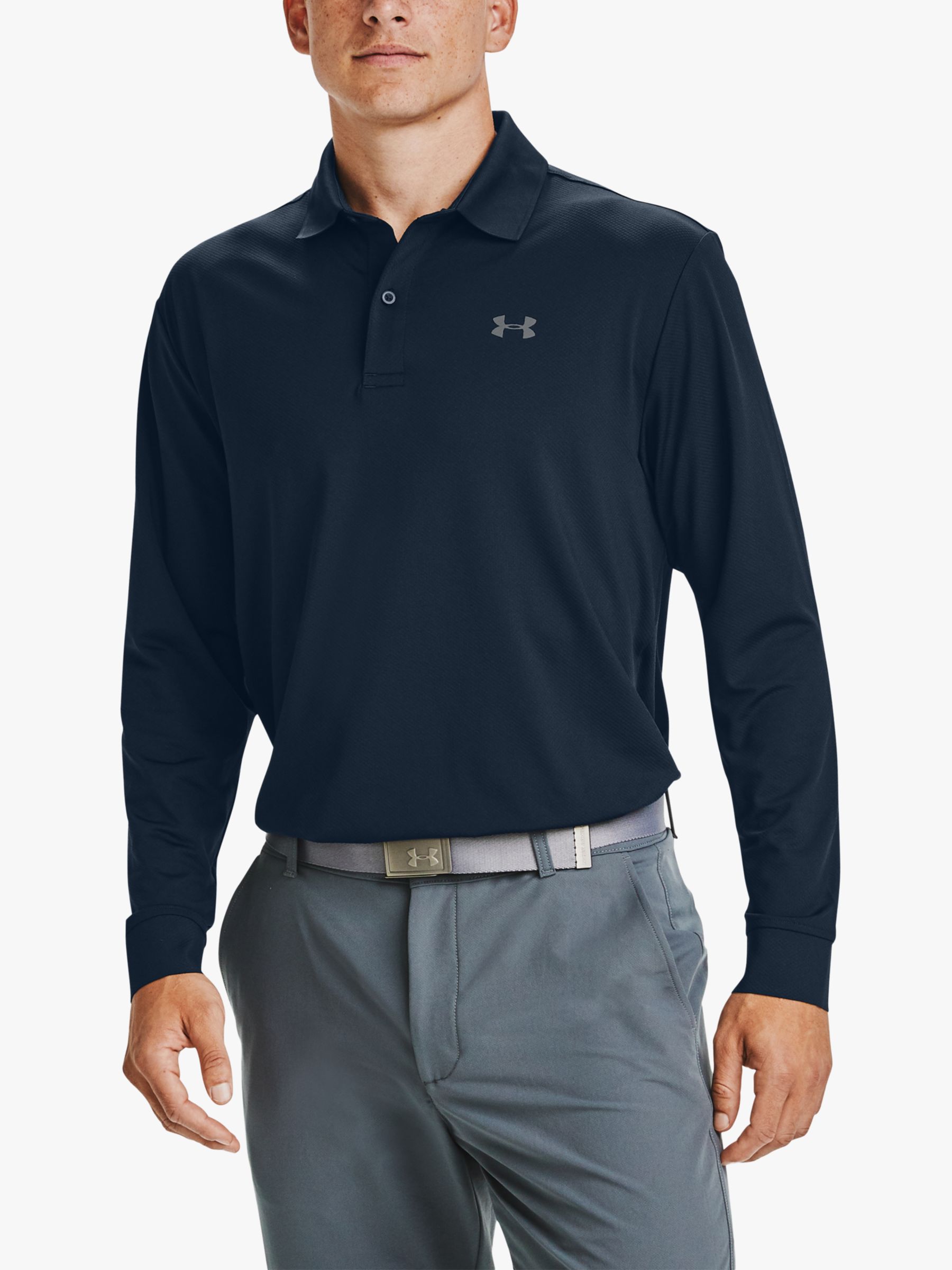 Under Armour Performance Long Sleeve Polo Shirt at John Lewis & Partners