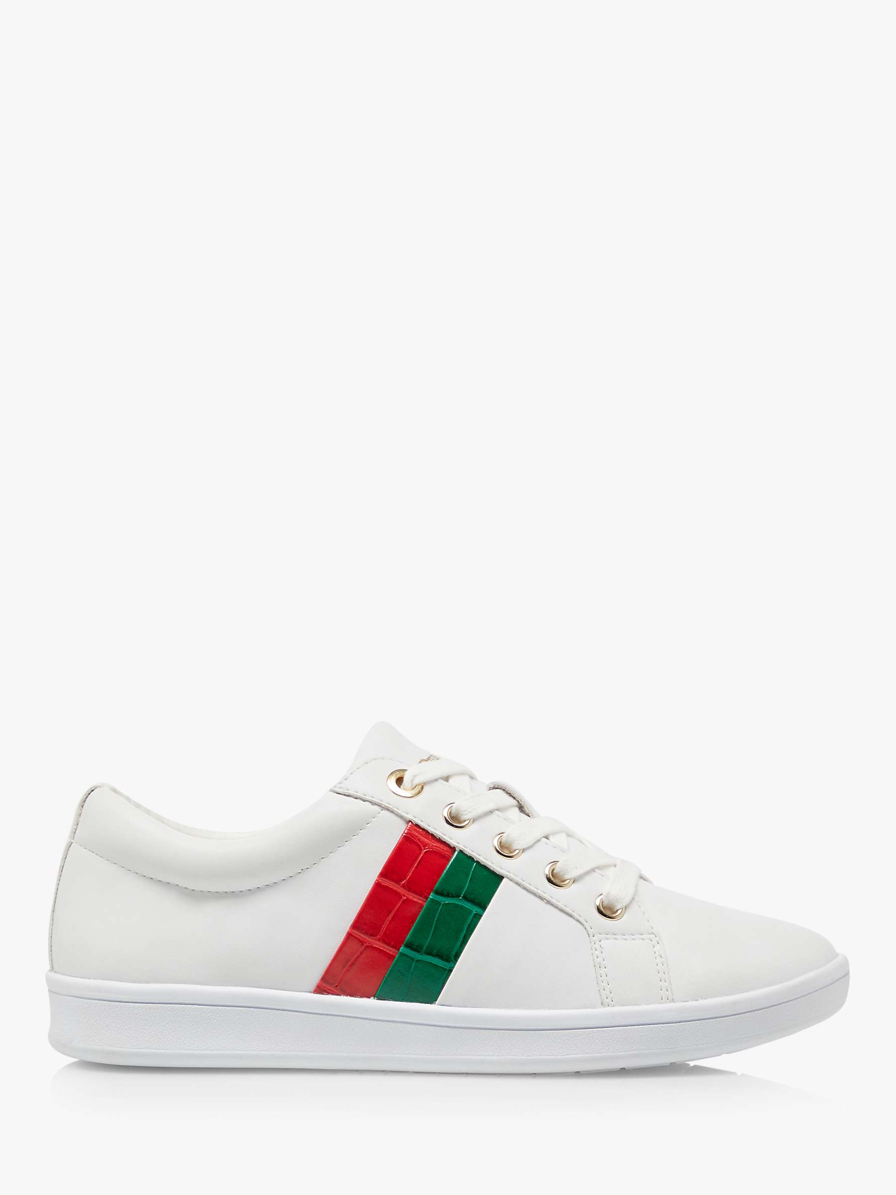 Buy Dune Emanuel Trainers, White Online at johnlewis.com